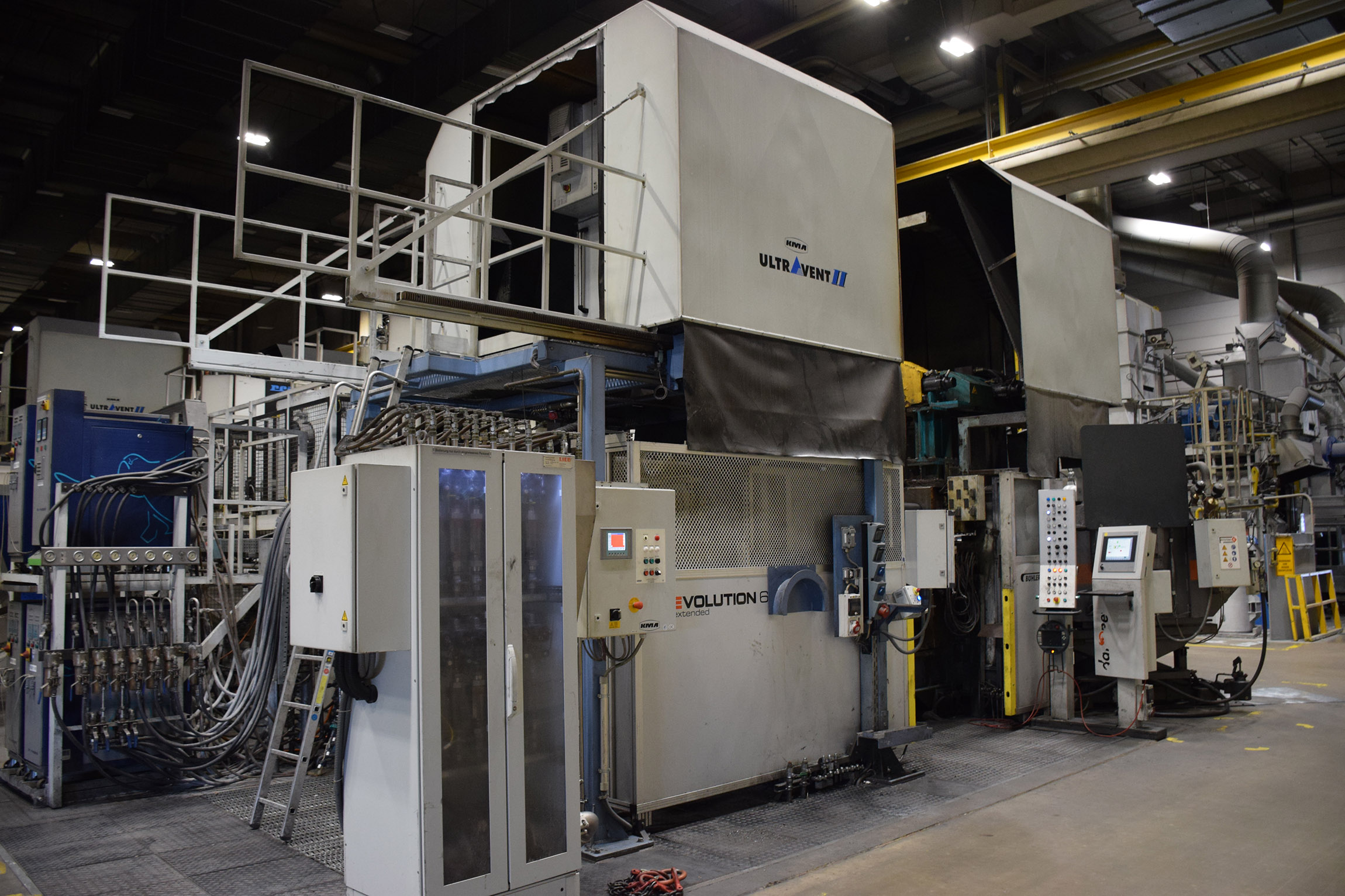 Bühler Evolution 66 extended Kaltkammer Druckgießmaschine KK1709, gebraucht