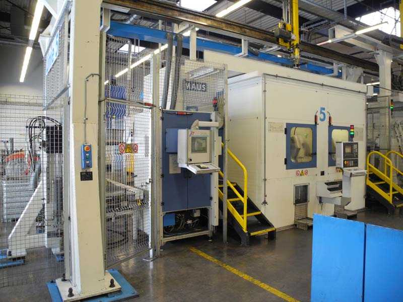 1f083af93cedb386e02c7608a6a64059 Maus Bohr- und Drehzentrum für Aluminium-Felgen Linie 5, gebraucht