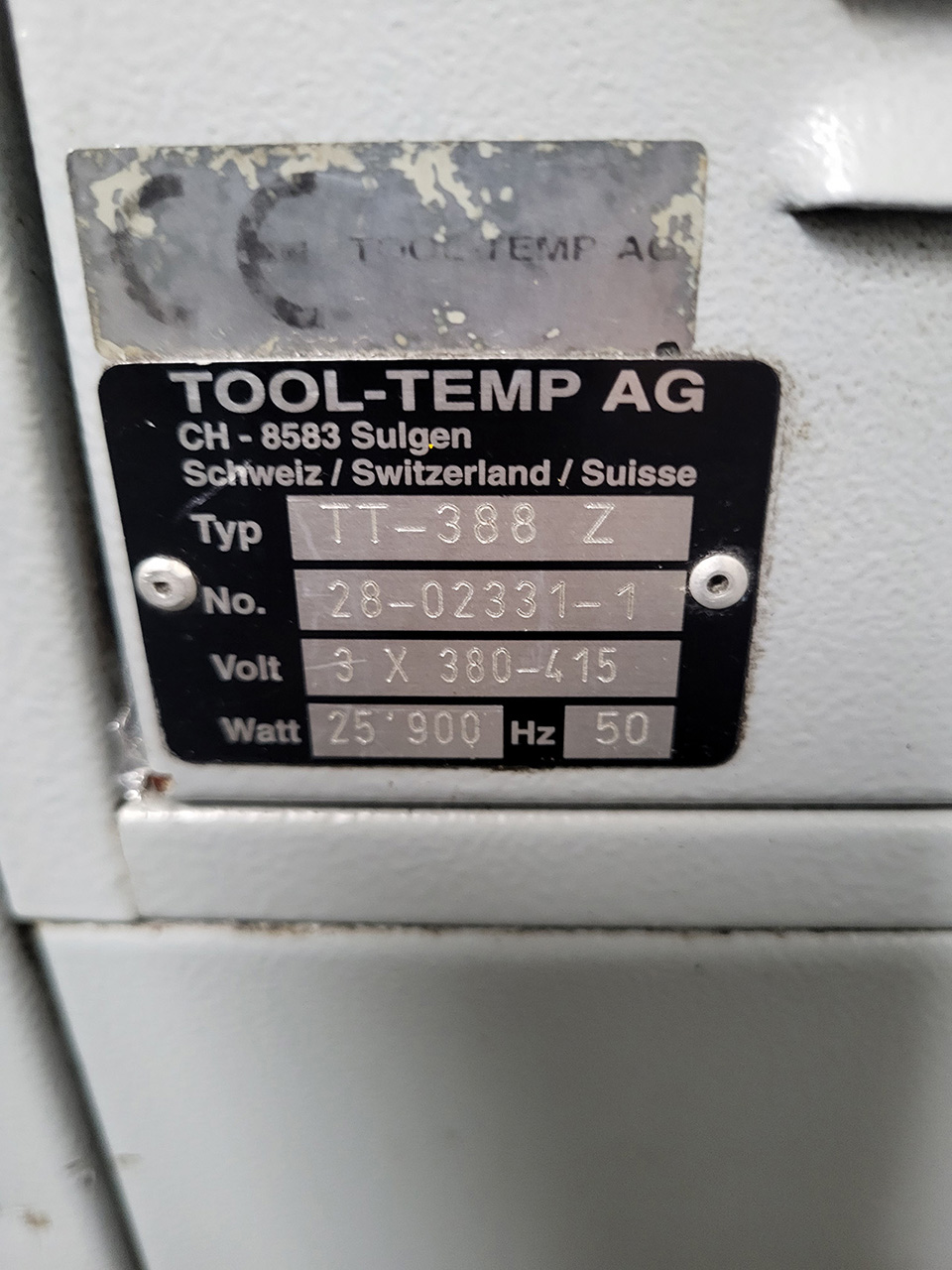 ToolTemp TT-388 Temperiergerät ZU2030, gebraucht ToolTemp TT-388 Temperiergerät ZU2030, gebraucht