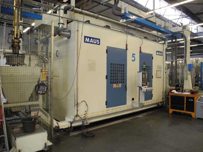 f448663eeaa7f35f909609bf96ad9b48 Maus Bohr- und Drehzentrum für Aluminium-Felgen Linie 5, gebraucht