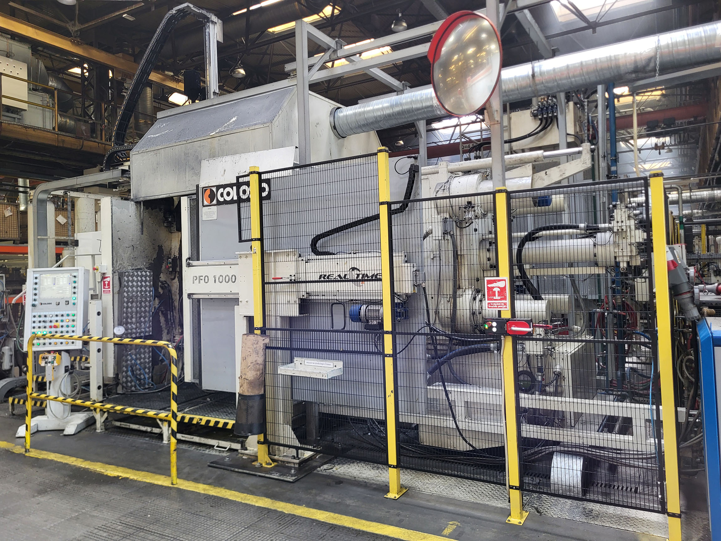 Colosio PFO 1000 Kaltkammer-Druckgießmaschine KK1702, gebraucht