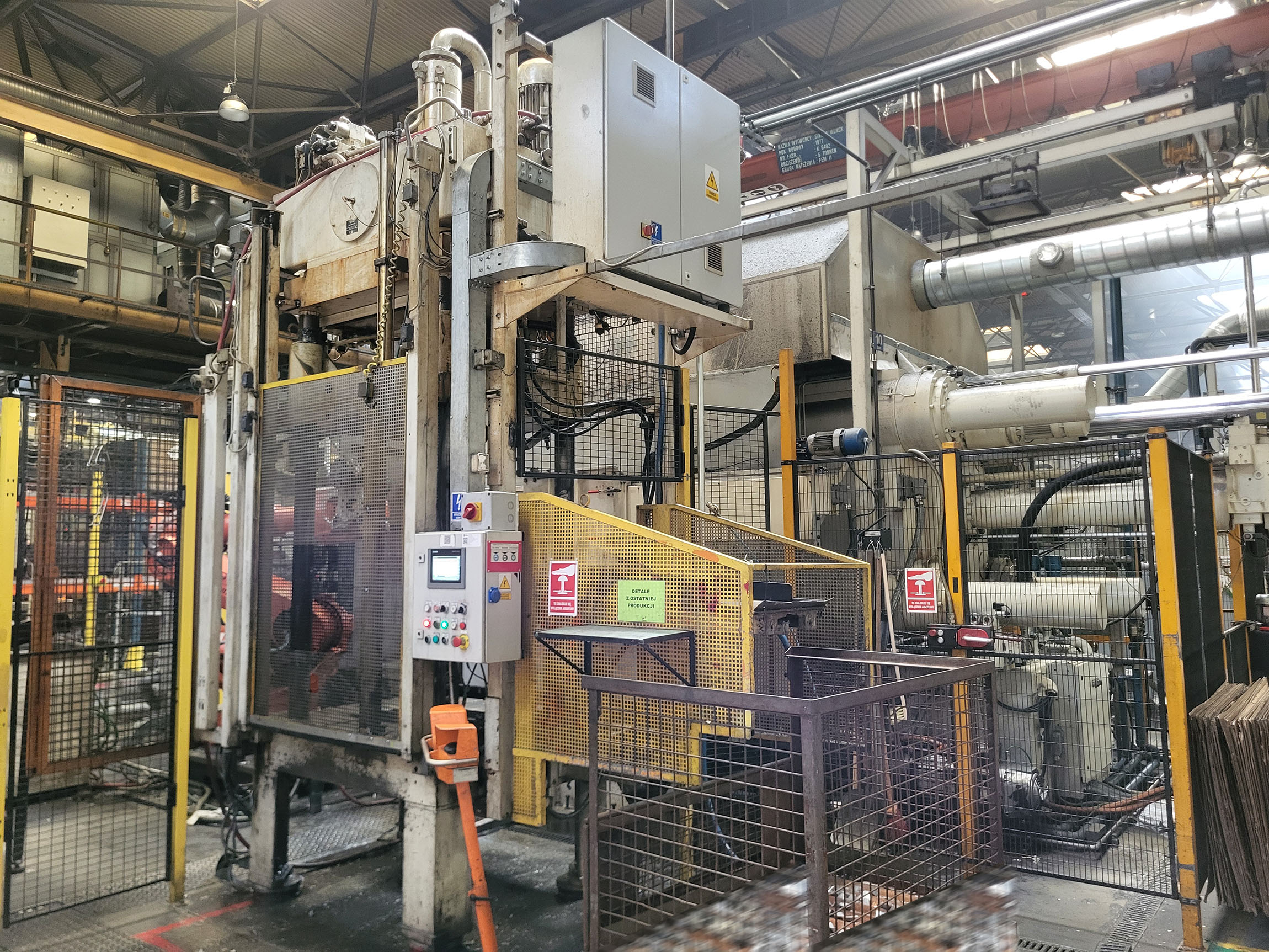 Colosio PFO 1200 RT Kaltkammer-Druckgießmaschine KK1701, gebraucht