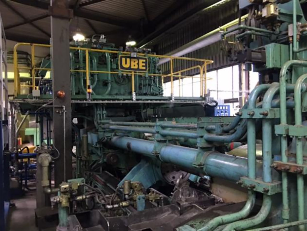 UBE 800T Aluminium Strangpresse PR2469, gebraucht