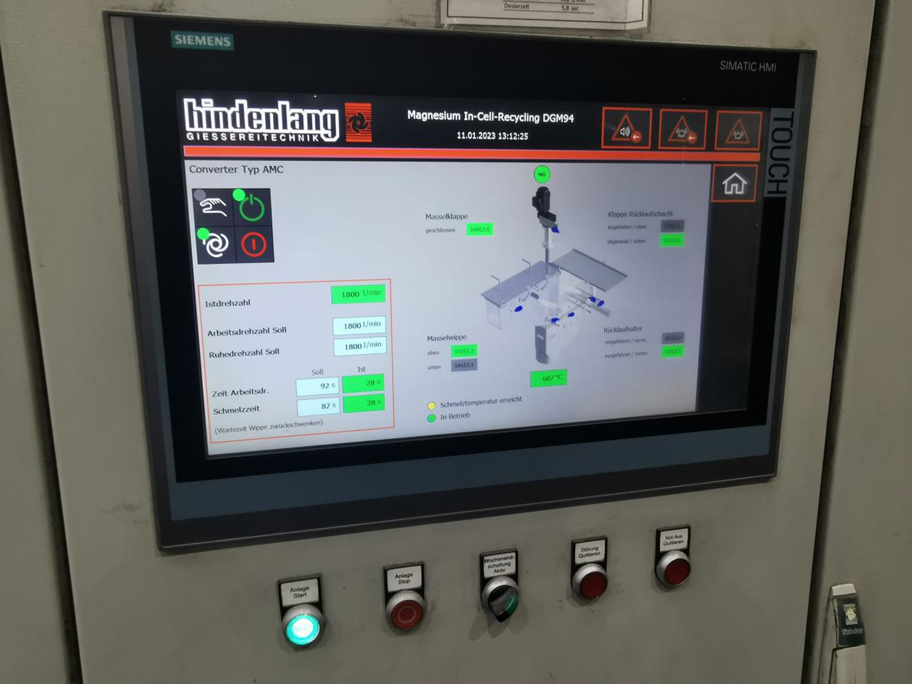 Hindenlang Magnesium In-cell-Recycling O1812, gebraucht