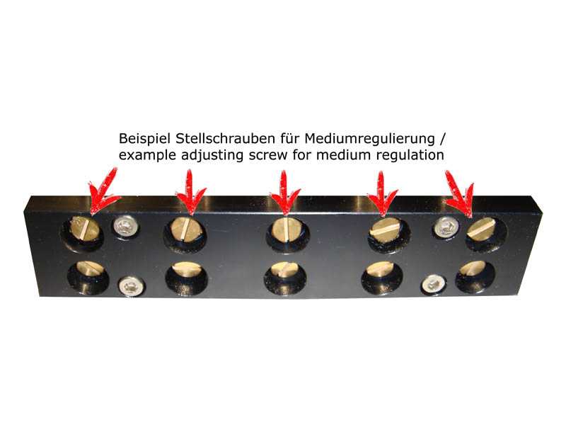 Sprühwerkzeug mit 2x5 Standard Düsen